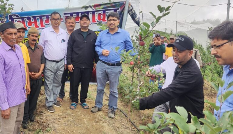 आदर्श चंपावत की परिकल्पना को चरितार्थ- उन्नतशील किसान स्वरोजगार अपना कर औरों को भी आर्थिक रूप से बना रहे है सशक्त,कास्तकारों की मेहनत पेड़ों में लदे सेब व कीवी स्वत ही बयां कर रहे हैं-डीएम।