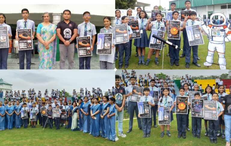 अंतरिक्ष दिवस पर साई पब्लिक स्कूल काशीपुर में हुआ भव्य आयोजन, सर्वश्रेष्ठ प्रदर्शन करने वाले छात्रों को ‘एस्ट्रो स्कॉलर बैच’ से सम्मानित किया।