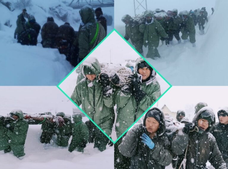 उत्‍तराखंड के चमोली माणा में ग्‍लेशियर टूटने से भीषण तबाही में ‘ देवदूत ‘ बनी सेना, ‘ मौत’ के साये में 25 जिंदगियों को बचाने में जुटे जवान, 32 सुरक्षित निकाले तस्वीरों में देखें हौसला, सामने आया सेना के रेस्क्यू का पहला वीडियो,राज्य सरकार ने जारी किया हेल्पलाइन नंबर।