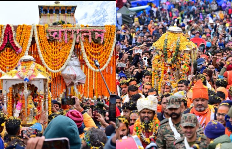 बाबा केदार की पंचमुखी चलविग्रह डोली पहुंची अपने धाम, फूल-मालाओं से भव्य सजा मंदिर, दो मई को खुलेंगे धाम के कपाट ,देश भर से भक्त कपाट खुलने के शुभ अवसर के साक्षी बनने पहुंचे बाबा केदार,👉👇📹 सुनिए क्या कहते हैं बाबा के द्वार आए श्रद्धालु।
