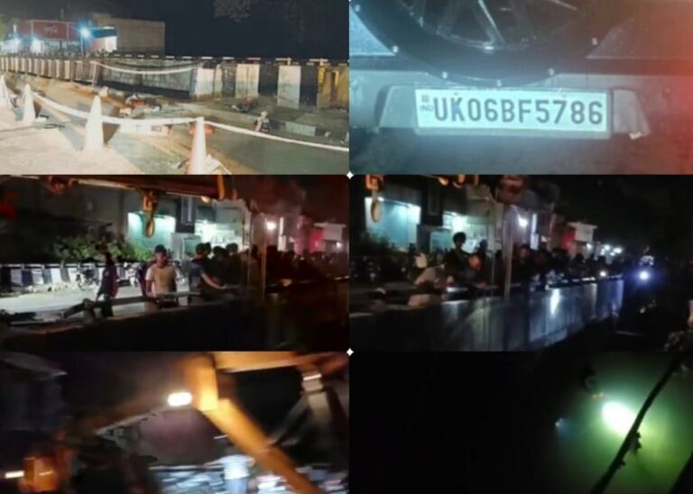 खटीमा-डिवाइडर की बैरिकेड तोड़ नदी में जा गिरी थार, अलग अलग समुदाय के 3 युवक युवतियां हुए घायल दो की हालत गंभीर,हायर सेंटर रेफर ,चौथा युवक मौके से हुआ फरार।