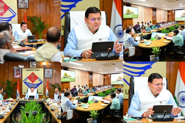 उत्तराखण्ड के लोक साहित्य को डिजिटल स्वरूप में किया जाएगा संरक्षित,प्रदेश में भेंट स्वरूप बुके के बदले बुक का प्रचलन शुरु करने पर जोर– मुख्यमंत्री धामी।