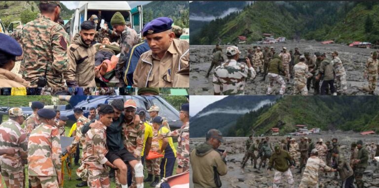 “आपदा की कहर के बीच भरोसे की दीवार: उत्तरकाशी आपदा में सेना ने संभाला मोर्चा, जान जोखिम में डालकर बचाव में जुटे जवान”