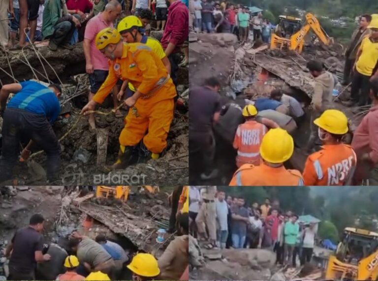 चमोली  नंदानगर आपदा: 16 घंटे बाद मलबे से सुरक्षित जिंदा निकले कुंवर सिंह, पत्नी और दो जुड़वा बच्चों की चली गई जान,NDRF, SDRF और स्थानीय लोगों की मद्दत से सर्च अभियान जारी।