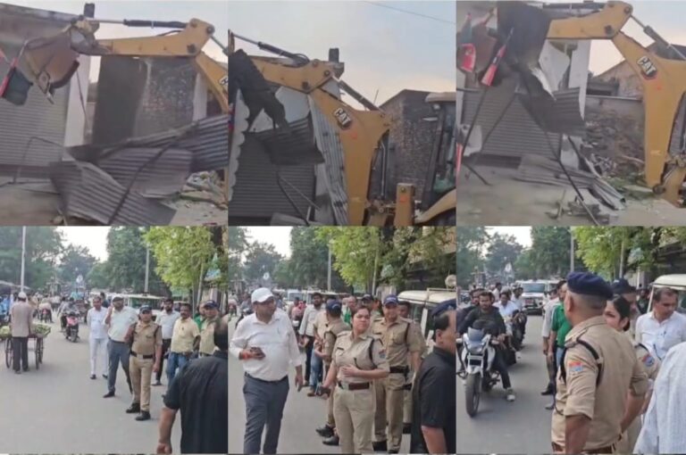 UKSSSC पेपर लीक मामले के मास्टरमाइंड खालिद की संपत्ति पर गरजा बुलडोज़र,पहले बिजली काटी, अब ध्वस्त किए कई निर्माण, दो बहनों की शादी टूटने की चर्चा।